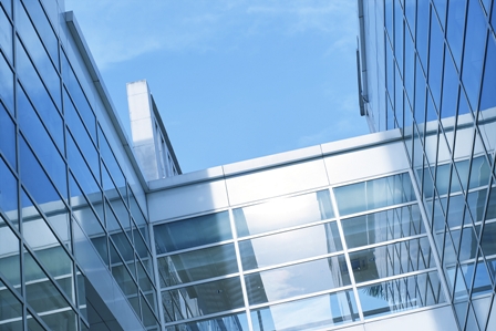 Office building close up