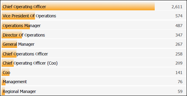 SCC Chief Operating Officer Spotlight Top Job Titles