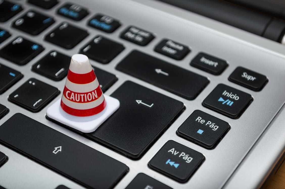What Not To Include On Your LI Page - Keyboard_Caution-Cone