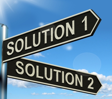Solution 1 or 2 Choice Shows Strategy Options Or Solving